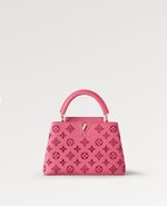 Louis Vuitton LV Capucines Bags Handbags Red Embroidery Cowhide Fall Collection Mini M22863
