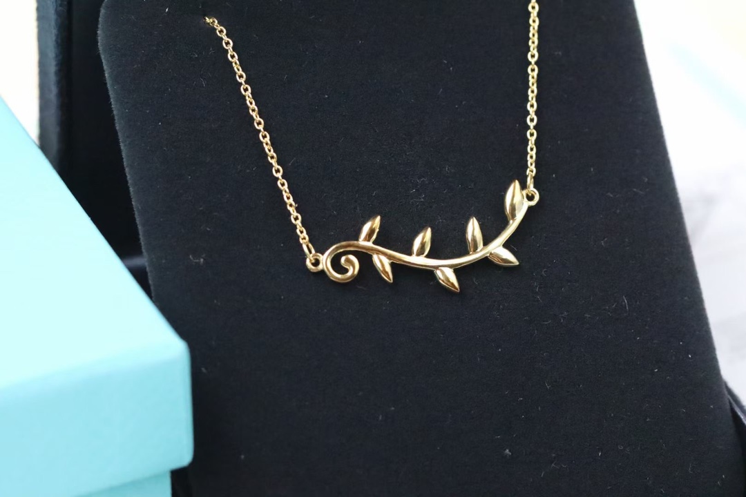 Tiffany & Co. Tiffany&Co. 藤蔓树叶 锁骨项链 925银
