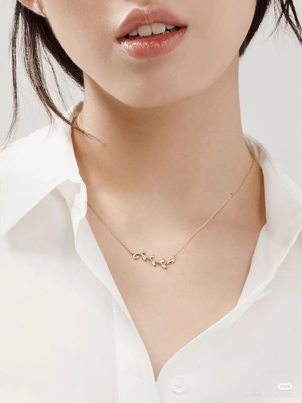 Tiffany & Co. Tiffany&Co. 藤蔓树叶 锁骨项链 925银