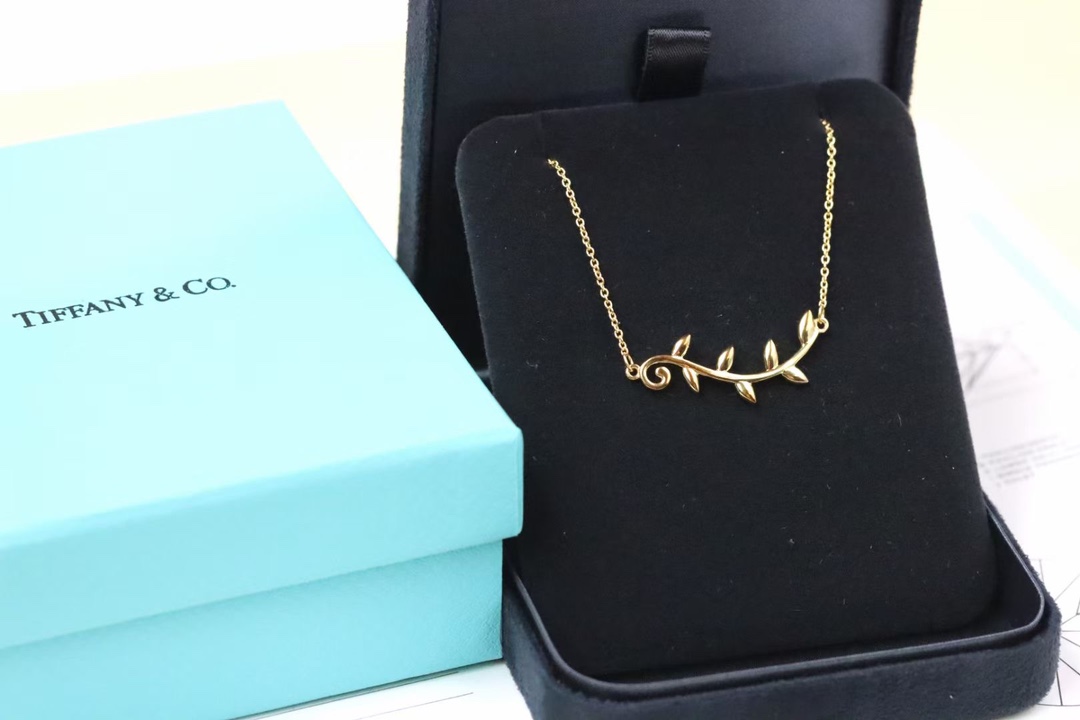 Tiffany & Co. Tiffany&Co. 藤蔓树叶 锁骨项链 925银