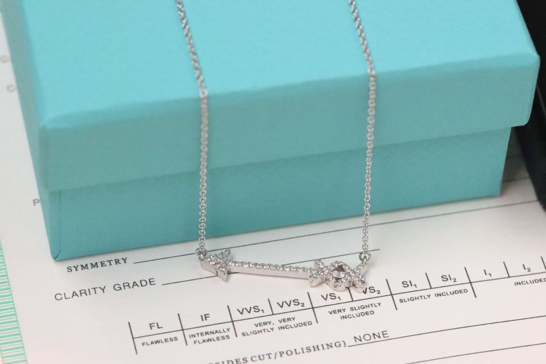 Tiffany & Co. Tiffany&Co. 爱神之箭 锁骨项链 925银