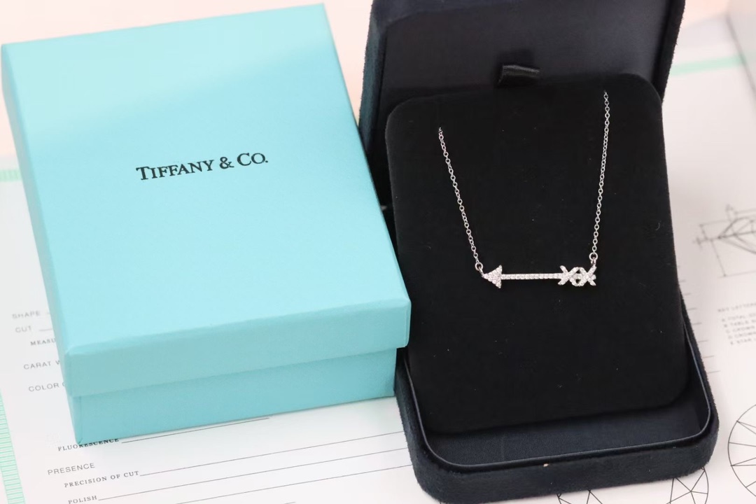 Tiffany & Co. Tiffany&Co. 爱神之箭 锁骨项链 925银