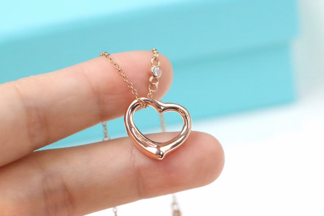 Tiffany & Co. Tiffany&Co. open heart 桃心项链 925银