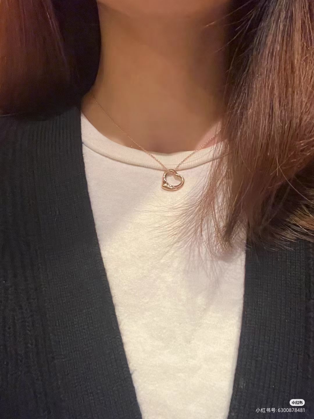 Tiffany & Co. Tiffany&Co. open heart 桃心项链 925银