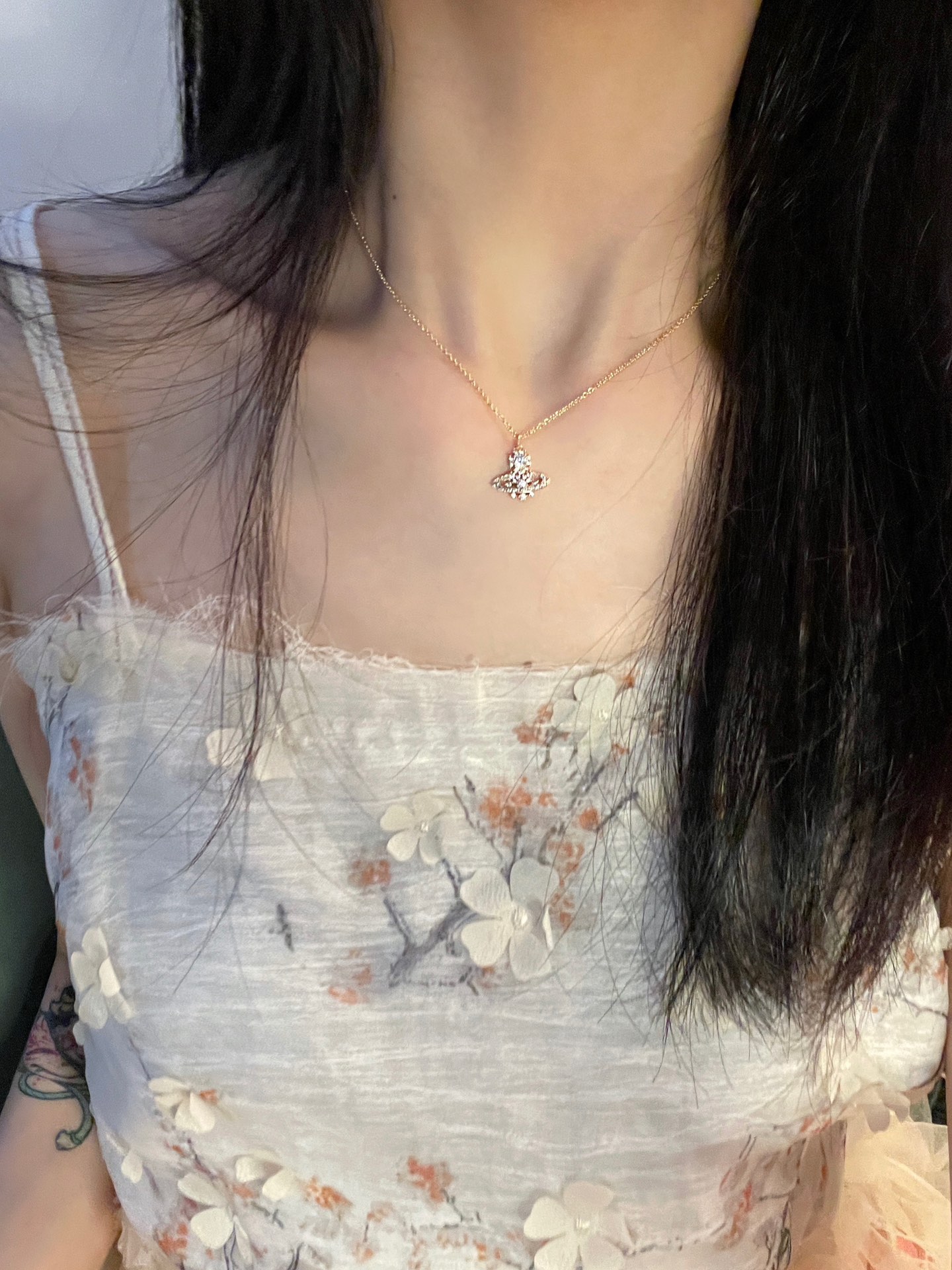 Vivienne Westwood 西太后 雪花满钻款项链