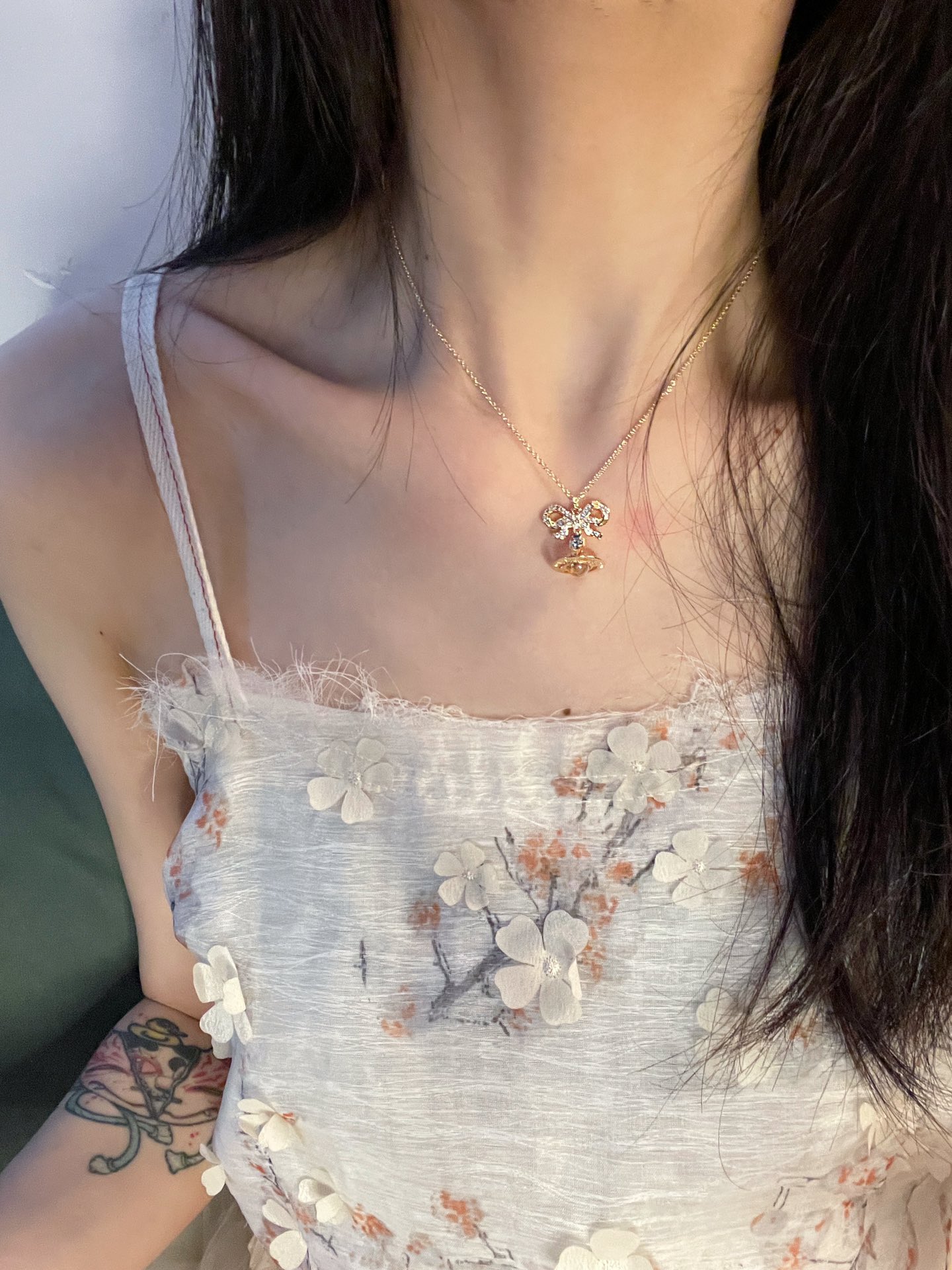 Vivienne Westwood 西太后 土星octavie蝴蝶结orb星球项链