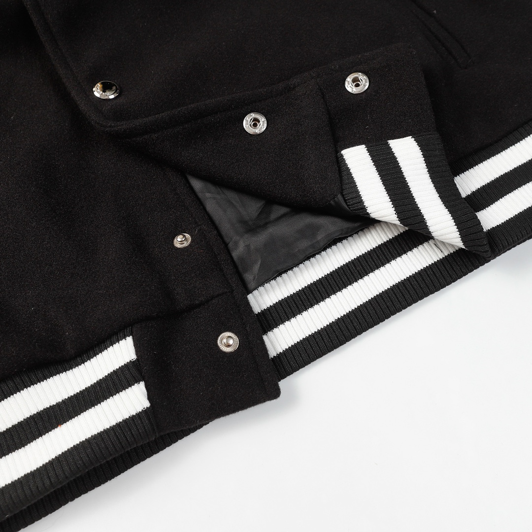 TU B13 Gypsy’s leather letter embroidery jacket jacket. M L xl Xxl - 图片 7