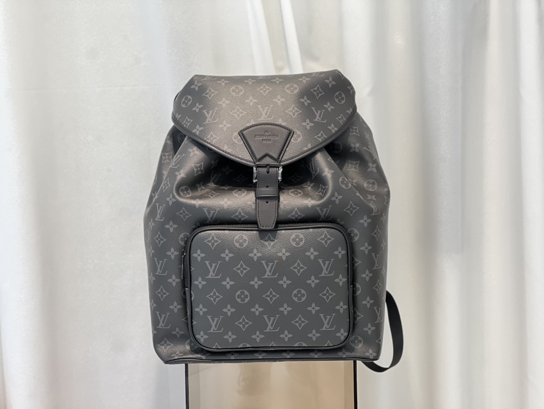 This Montsouris Backpack is crafted from Monogram Eclipse canvas with - Bag