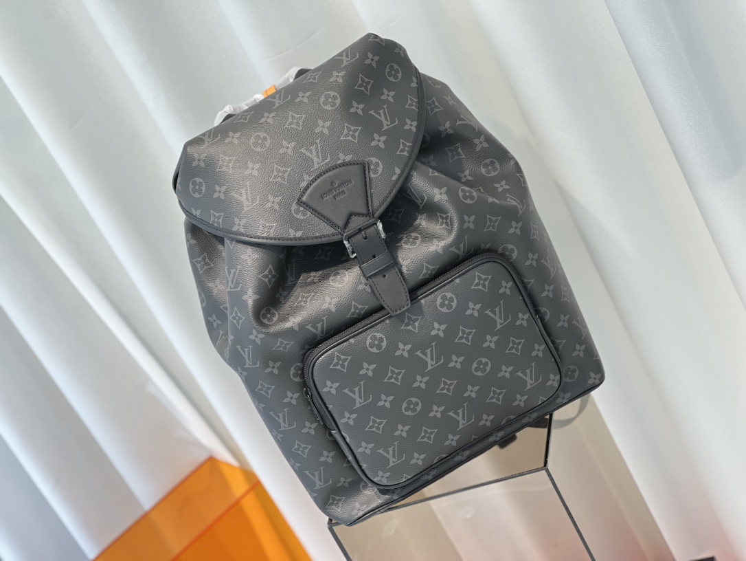 This Montsouris Backpack is crafted from Monogram Eclipse canvas with - Bag 2