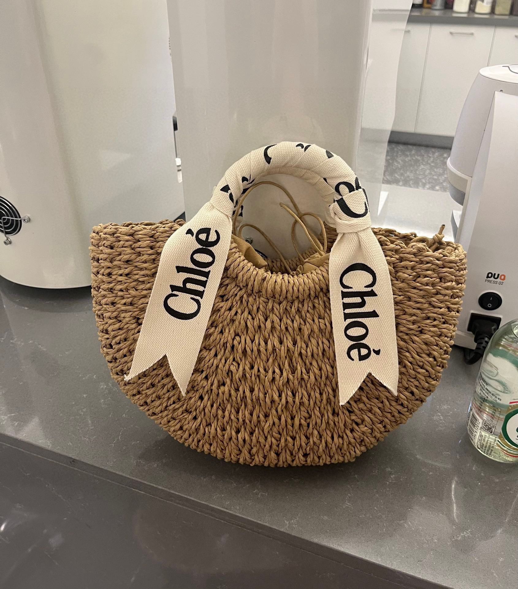 Chloe Bags Handbags Straw Woven