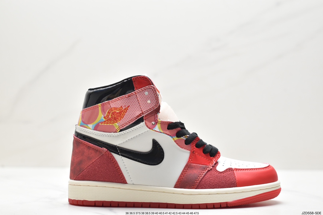 Air Jordan AJ1 Retro High 蜘蛛侠2.0 全鞋电脑针车 DV1748-601