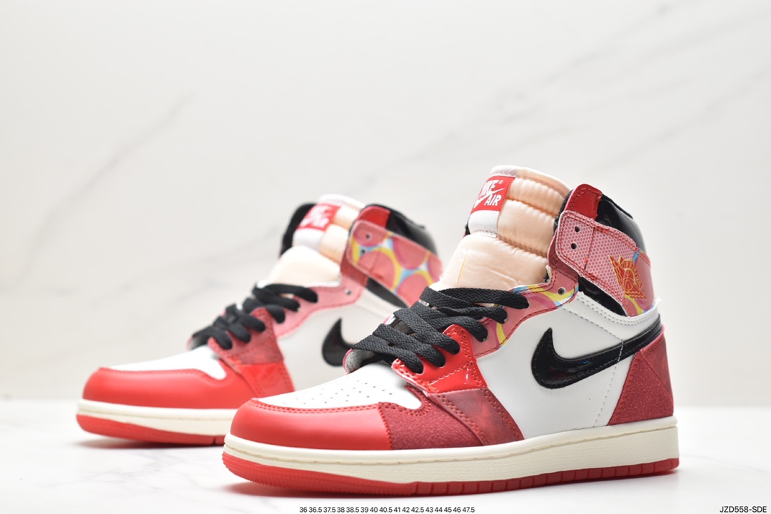 Air Jordan AJ1 Retro High 蜘蛛侠2.0 全鞋电脑针车 DV1748-601