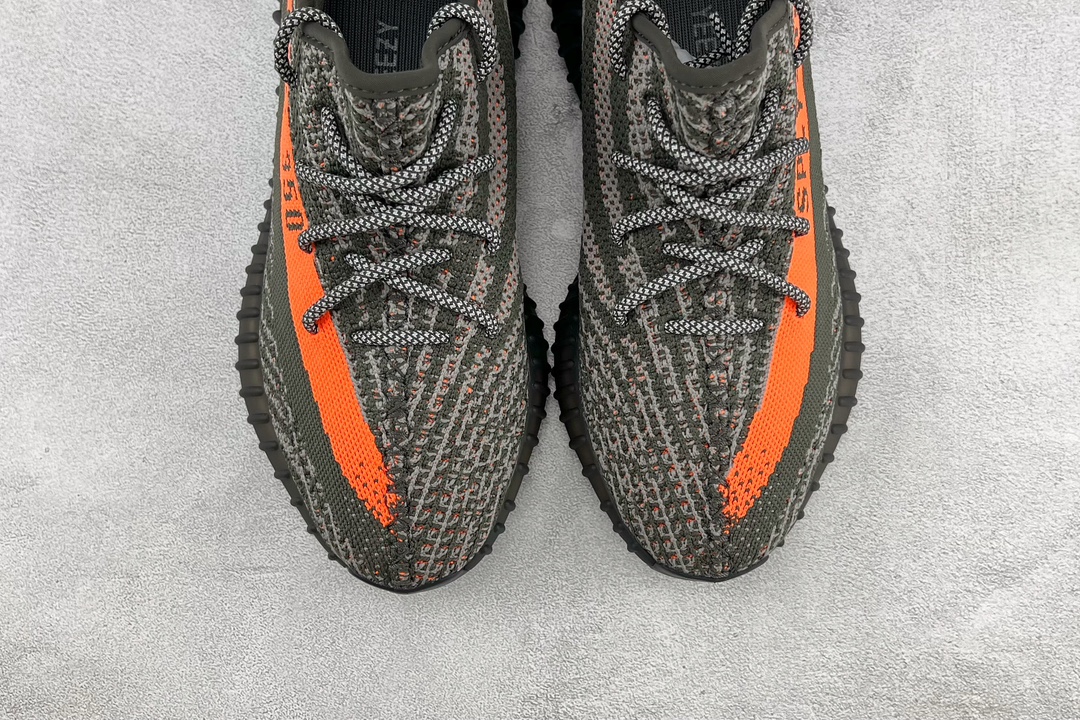 adidas originals Yeezy Boost 350 V2 Grey Orange 3.0 ”Carbon Beluga” Brown HQ7045