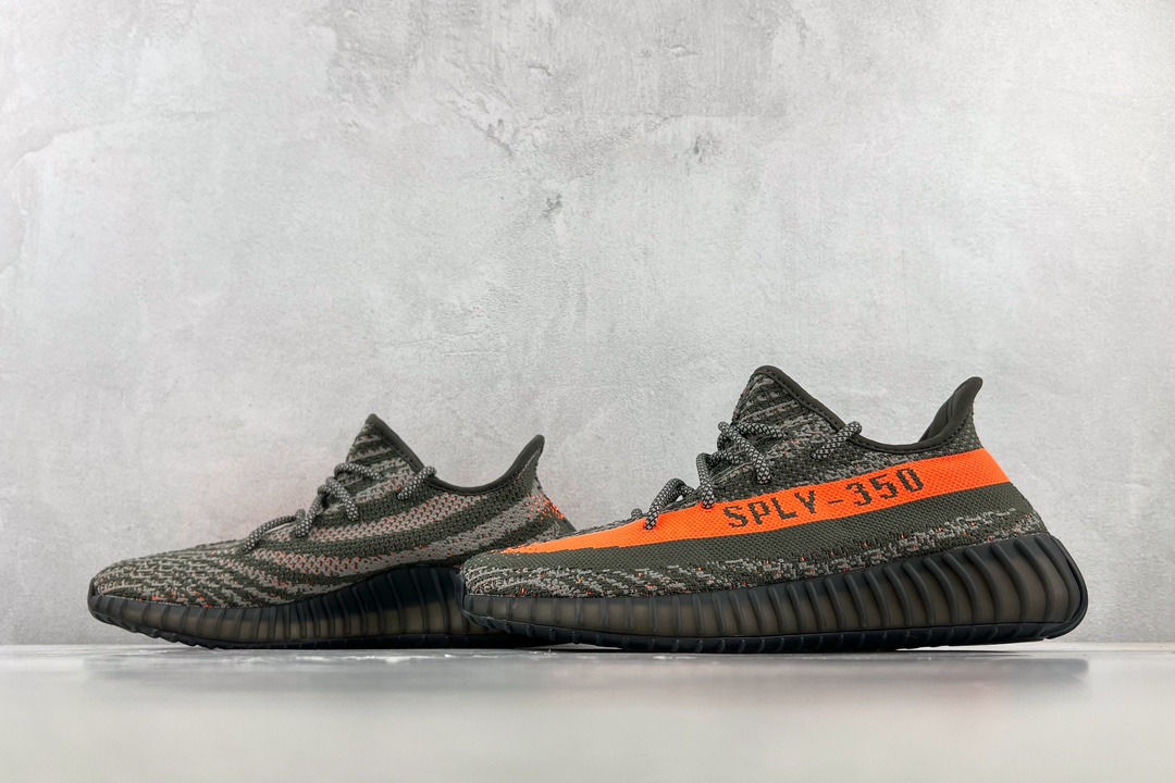 adidas originals Yeezy Boost 350 V2 Grey Orange 3.0 ”Carbon Beluga” Brown HQ7045