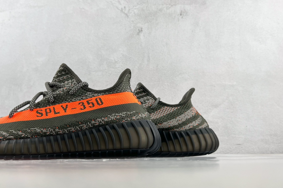 adidas originals Yeezy Boost 350 V2 Grey Orange 3.0 ”Carbon Beluga” Brown HQ7045