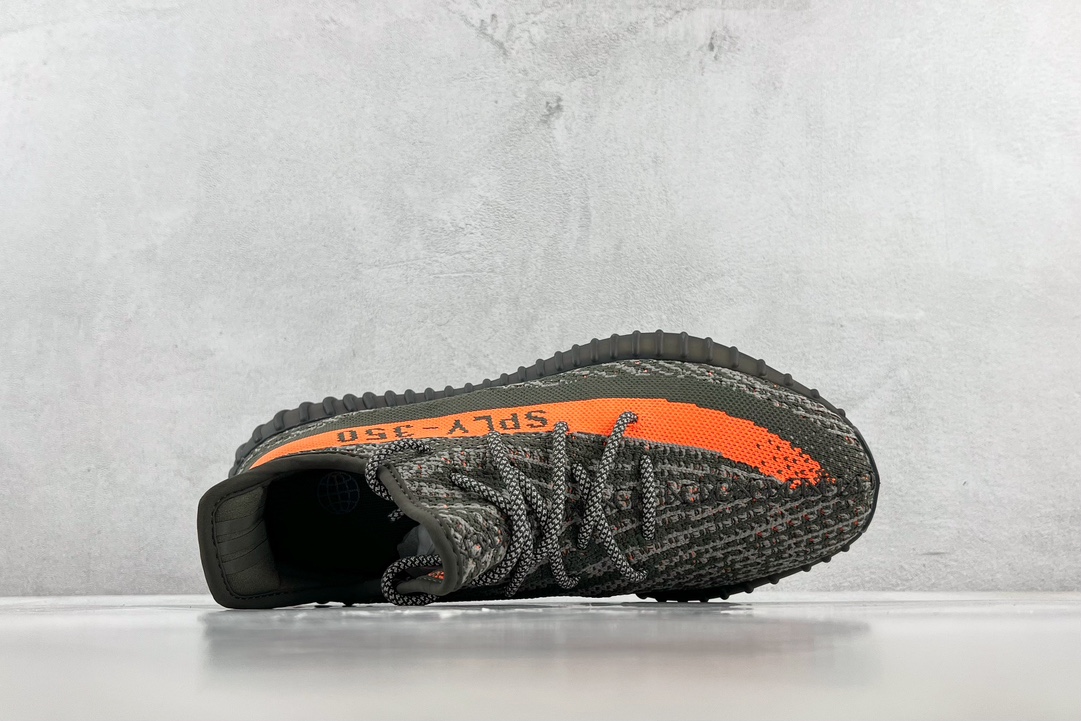 adidas originals Yeezy Boost 350 V2 Grey Orange 3.0 ”Carbon Beluga” Brown HQ7045