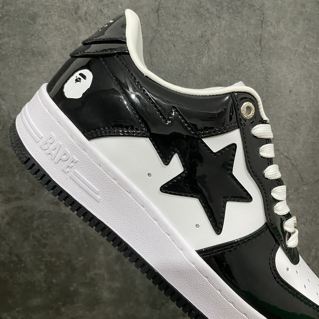 220 【G版】Bape Sta To Low 猿人头经典漆皮低帮运动休闲板鞋