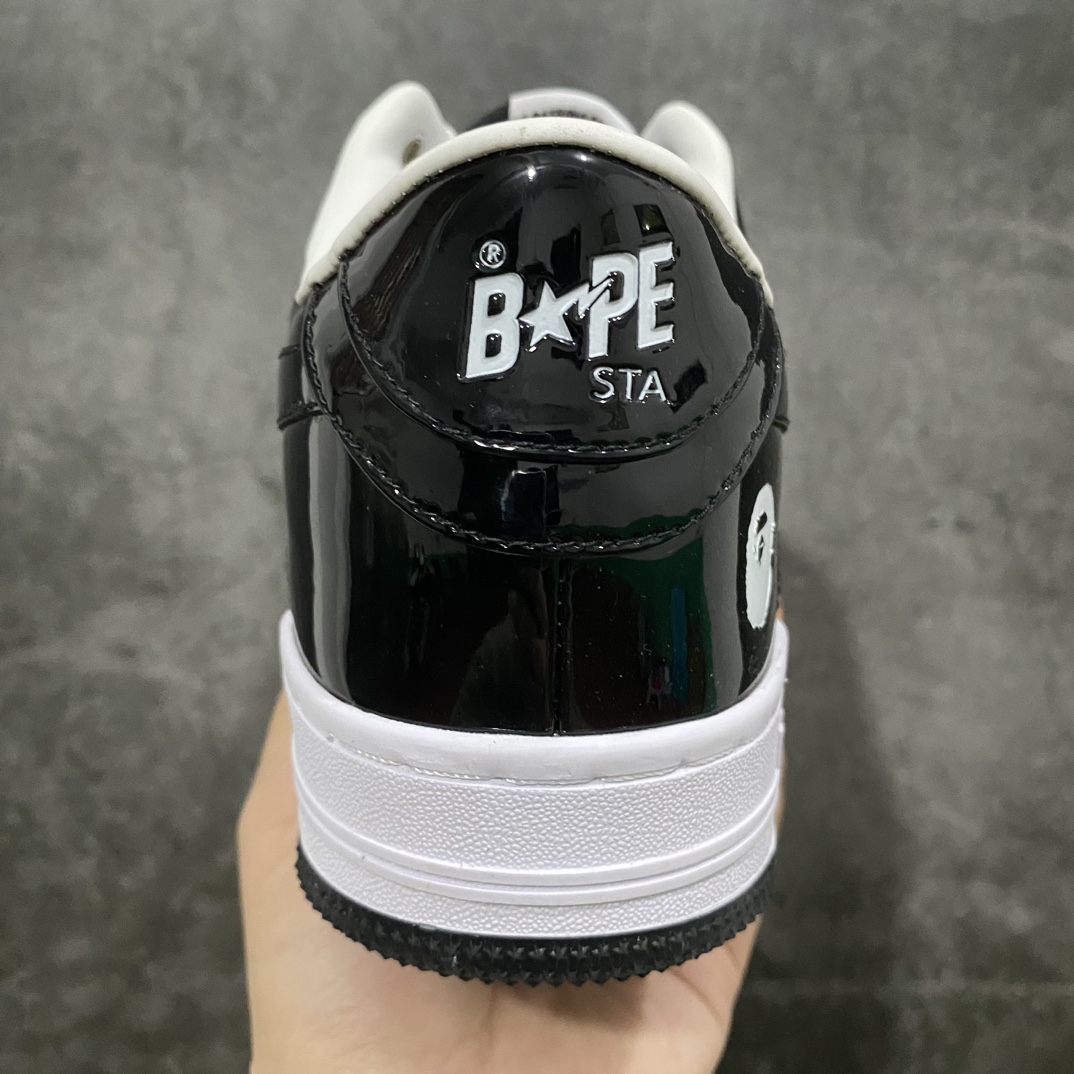 220 【G版】Bape Sta To Low 猿人头经典漆皮低帮运动休闲板鞋