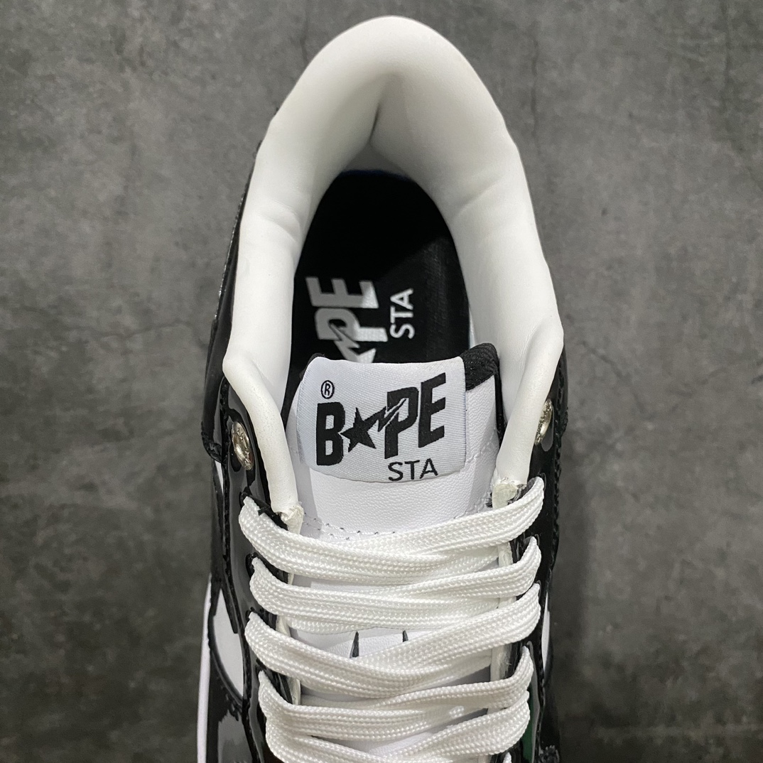 220 【G版】Bape Sta To Low 猿人头经典漆皮低帮运动休闲板鞋