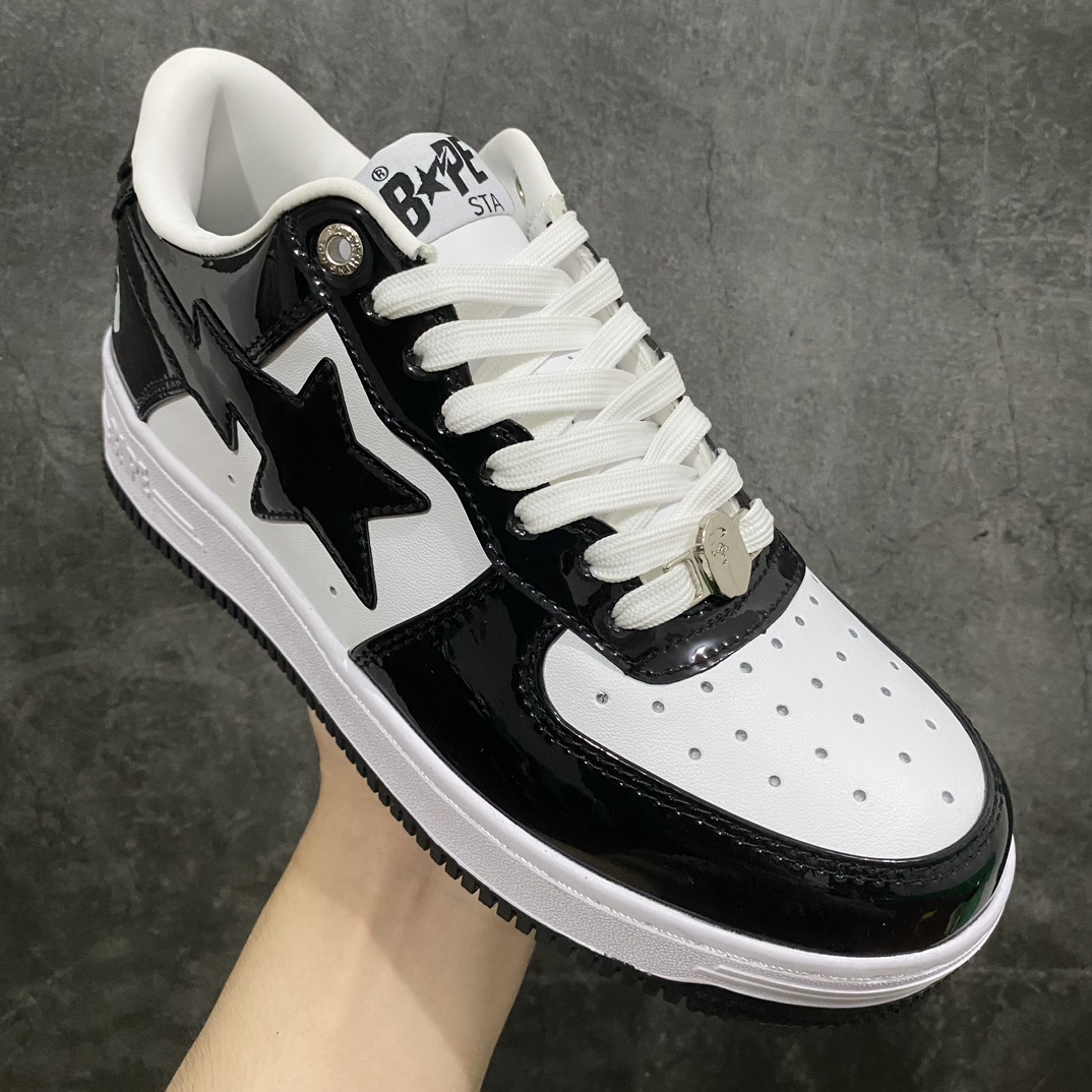 220 【G版】Bape Sta To Low 猿人头经典漆皮低帮运动休闲板鞋