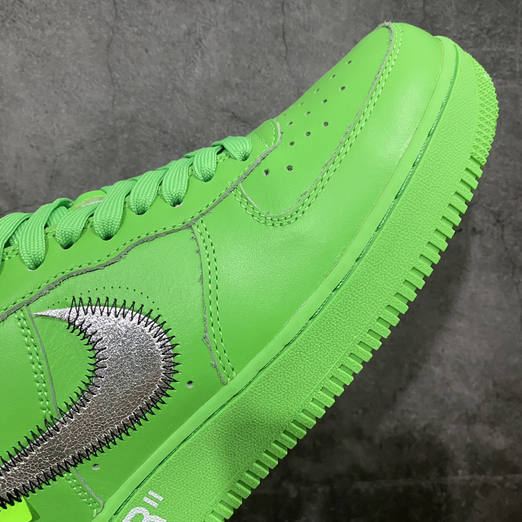 【外贸版】OFF-WHITE X NK Air Force 1 ” Green ” OW联名空军一号低帮 绿色艺术馆 DX1419-300