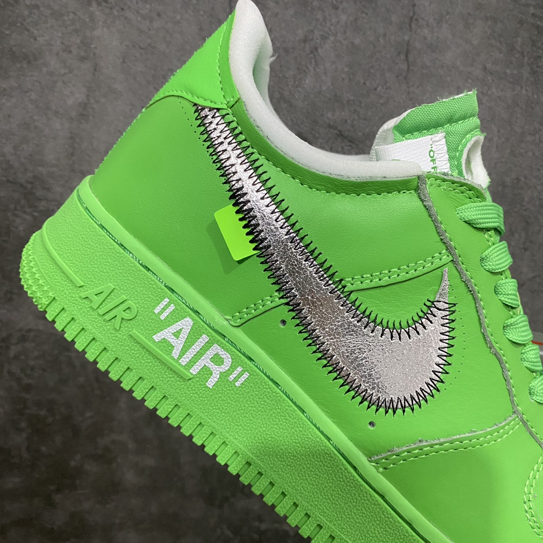 【外贸版】OFF-WHITE X NK Air Force 1 ” Green ” OW联名空军一号低帮 绿色艺术馆 DX1419-300