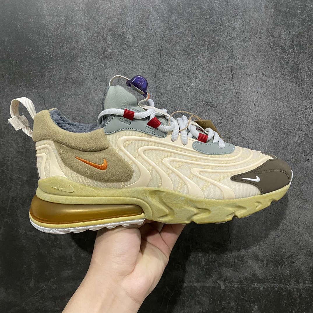 【God版本】Travis Scott x Air Max 270  TS270联名沙漠黄 仙人掌CT2864-200n历经2个月无数次打版 精准原材采购n原厂进口贾卡原面 原档案菲林稿精准对版鞋面TPU框架 精准对位 高频最高工艺 全套原楦头 版型原味十足 同比专柜品质！n正确原盒原标 原包装纸 原装配件完美配套nSIZE: 36-46-莆田鞋批发中心