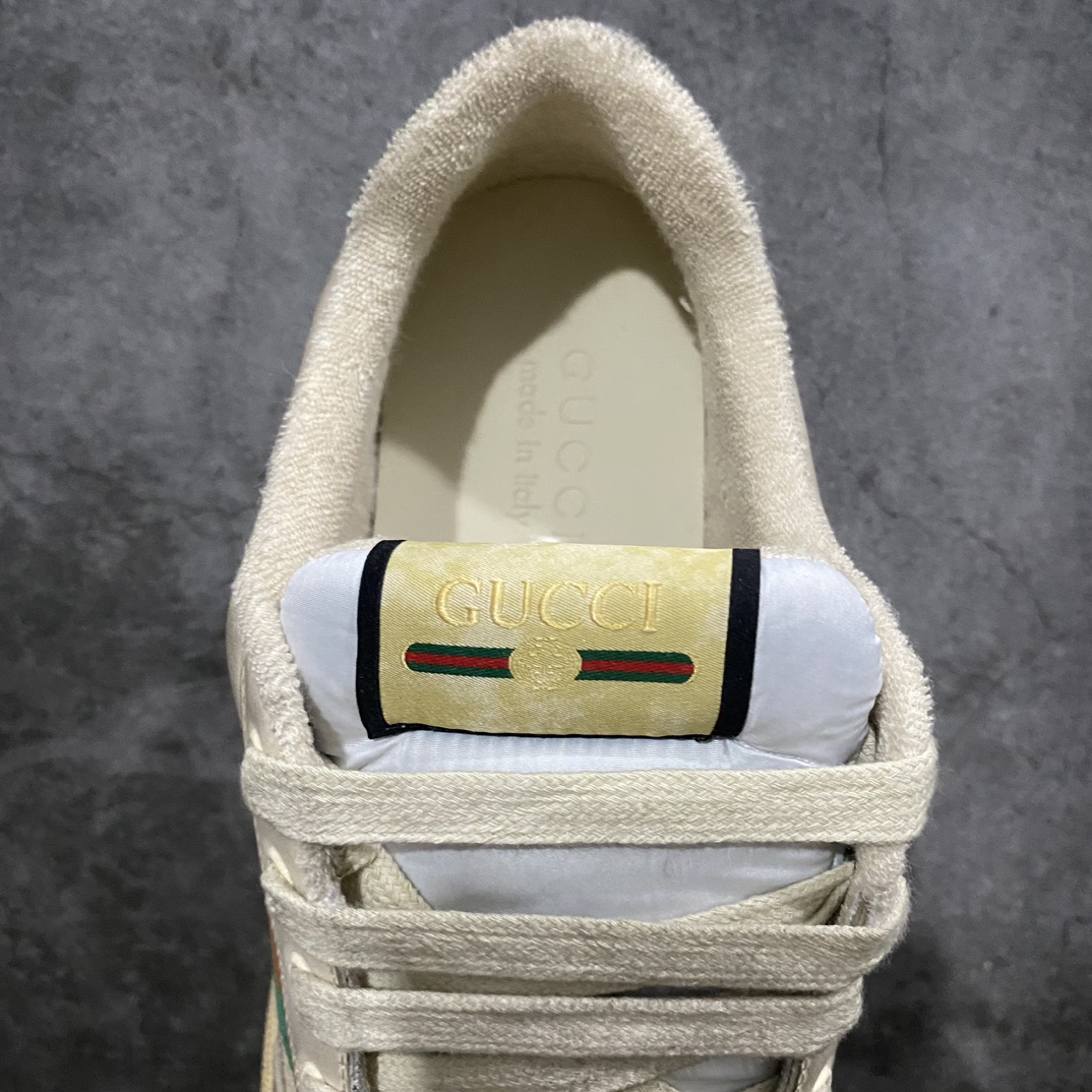 The strongest version of the Gucci dirty shoes series Distressed Screener Sneaker in history. The strongest chip version on the market.