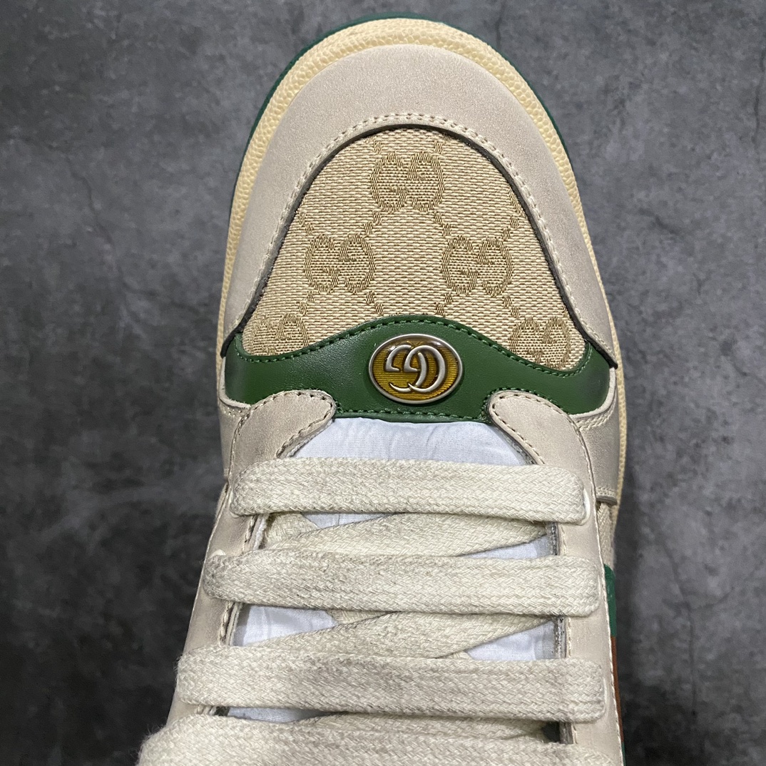 The strongest version of the Gucci dirty shoes series Distressed Screener Sneaker in history. The strongest chip version on the market.