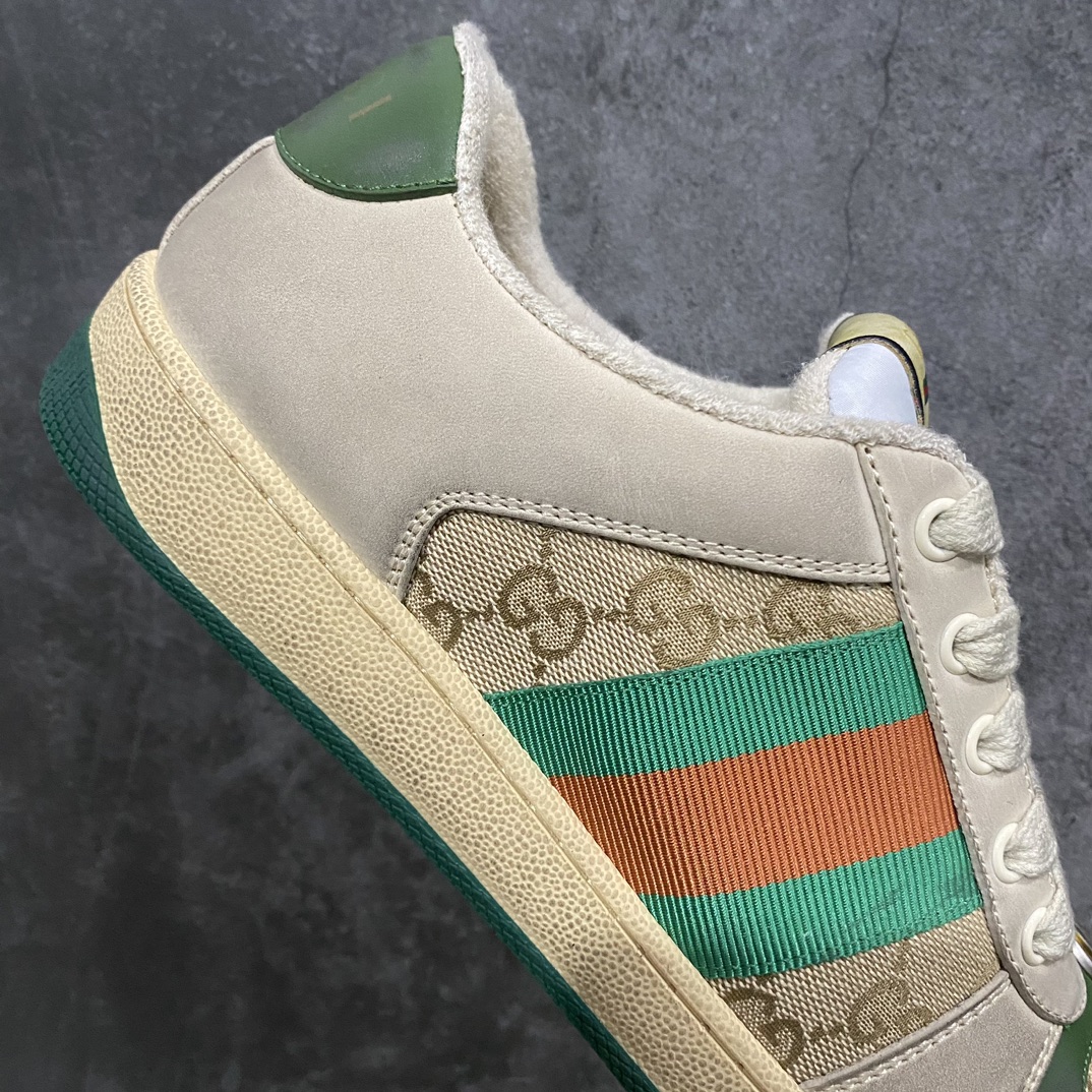 The strongest version of the Gucci dirty shoes series Distressed Screener Sneaker in history. The strongest chip version on the market.