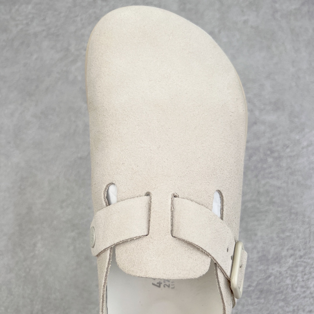 图片[4]-零售💰210 ＃DG纯原福利‼Birkenstock Tokio IK VL 勃肯皮革绒面时尚凉鞋 牛皮绒面革质地柔软 搭配可调节鞋扣提升穿着舒适度 人体工学设计分散脚部压力 保护脚踝 软木乳胶鞋床具有一定的收缩性 长时间穿着后能贴合脚型 EVA鞋底回弹性和抗张性力高 具有良好的防震、缓冲性 四季皆宜 柔软的鞋床采用额外的泡沫缓冲层 提供额外的舒适感和全天支撑 全网独家首发 源于德国的严谨工艺 牛巴戎面 中层松木 EVA 三层组合大底 优质牛皮面料五金扣 出口订单 尺码：35-46 编码：by2936010-运动鞋