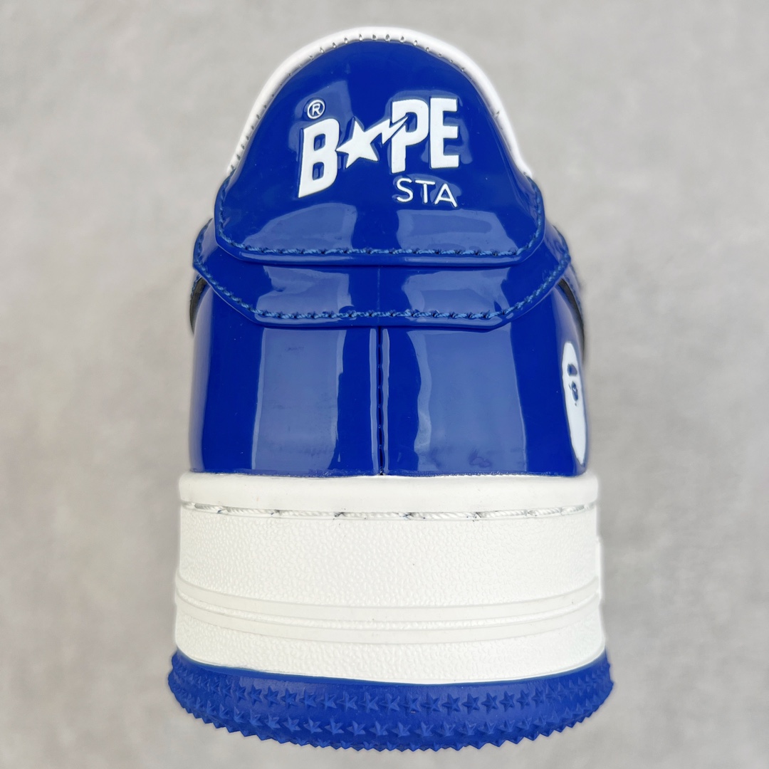 图片[8]-＃C版纯原 Bape Sta To Low 明星同款 猿人头经典漆皮低帮运动休闲板鞋 全套原纸板楦头开发 确保原汁原味 市场最完美低趴版型 一比一鞋头弧度高度鞋身弧度 外贸平台指定订单 匠心打造 开发时长超过半年 独家私模磨具冲刀加持 原厂特供皮料光泽色卡零偏差 内里均采用市场最好的超软原厂填充棉 原数据进口机台高频印压LOGO 最高QC检验标准 控制溢胶瑕疵 深浅定位均保持zp一致 中底嵌入Ortholite缓震材质 全套原包装 包含猿人logo 定制防尘袋 尺码：36 36.5 37 38 38.5 40 40.5 41 42 42.5 43 44 44.5 45 46-选品中心