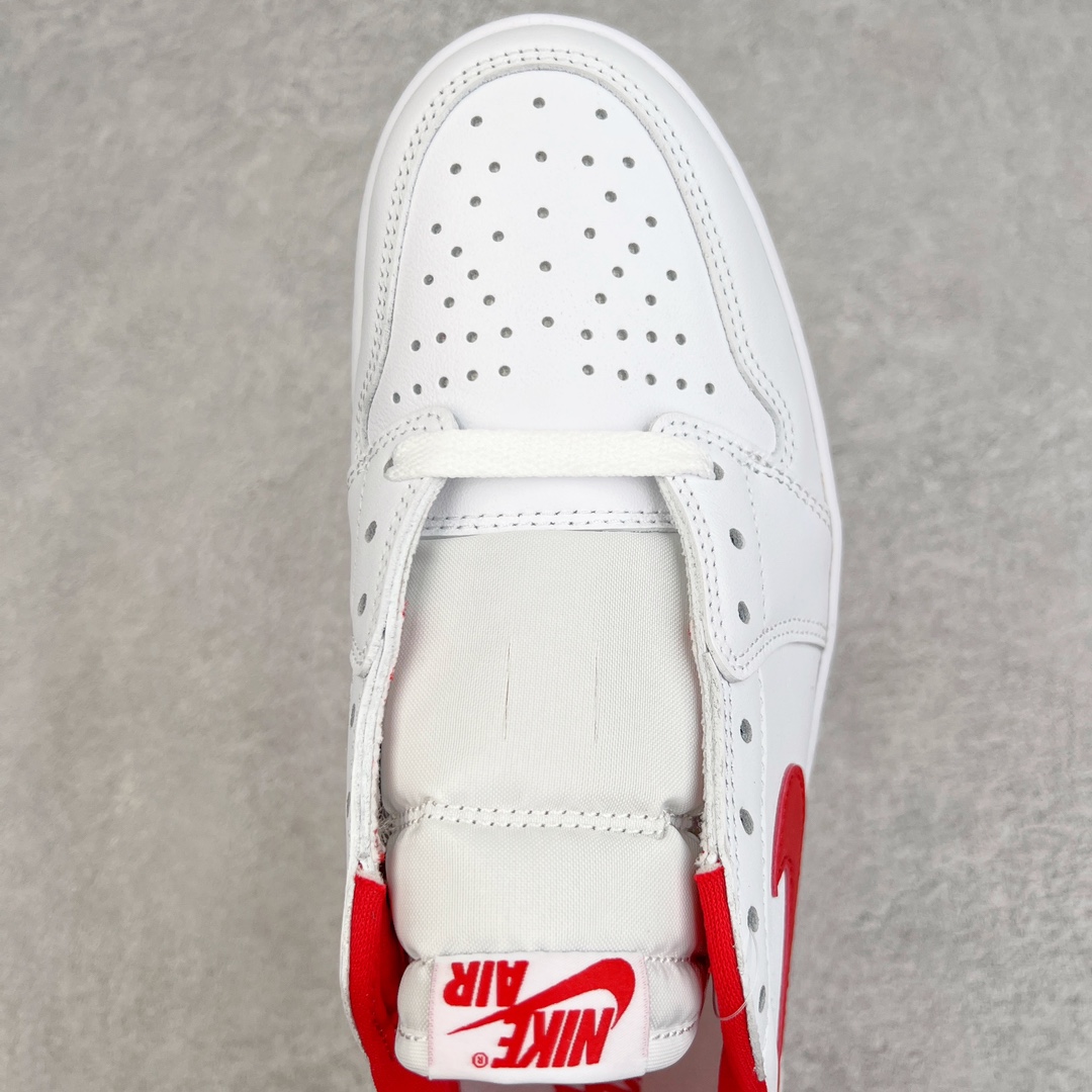 图片[4]-零售💰230 ＃Z版纯原福利‼Air Jordan AJ1 Low OG 白红 CZ0790-161 外贸特供 原楦原纸板开发 极致一眼正品既视感 原厂皮料 原厂拉帮工艺 全部采用原厂电脑车 针距 边距完全同步原鞋 特供皮料一致原鞋 鞋面清洁度最高QC检验标准 控制溢胶 飞翼3D高频深度立体 鞋盒、防尘纸  均采购来自原厂 Size：40 40.5 41 42 42.5 43 44 44.5 45 46 47.5 编码：by2936030-运动鞋