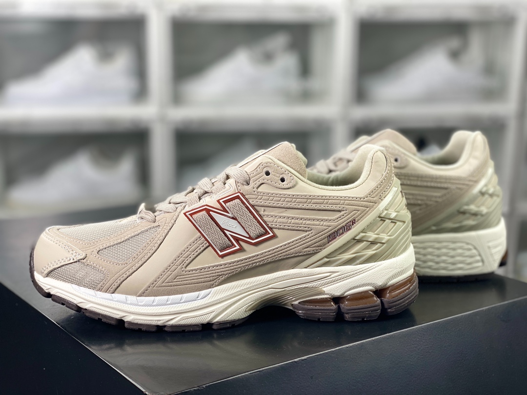 260 Beauty & Youth × 【NB新百伦New Balance】 M1906R系列复古老爹风休闲运动慢跑鞋“浅卡其红”M1906RFT