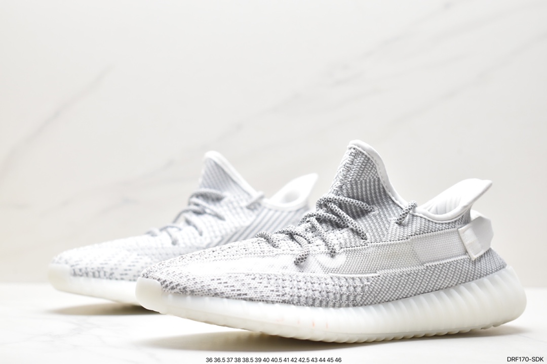 Kanye West x Adidas Yeezy Boost 350 V2 ”Light” Cotton White Running Shoes GW3775