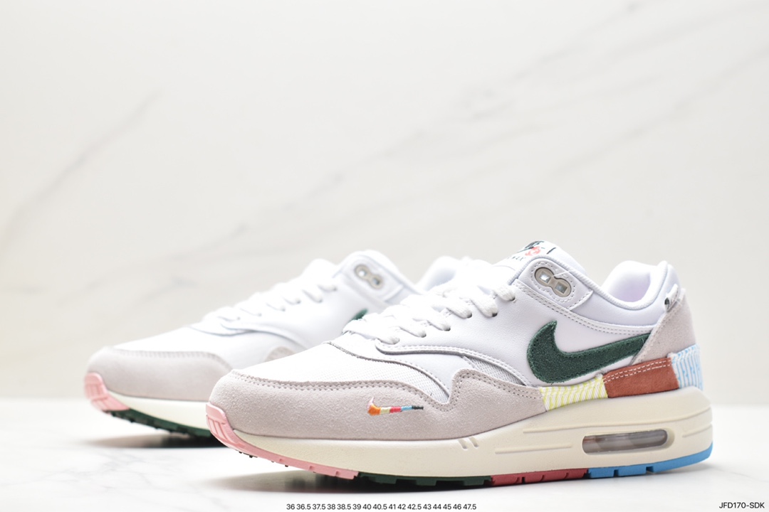 170 Nike Air Max 1 初代复古气垫百搭休闲运动慢跑鞋 FQ0256-131