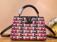 UK Sale
 Louis Vuitton LV Capucines Bags Handbags Wholesale Weave Canvas Fashion M22270