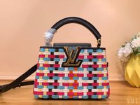 Louis Vuitton LV Capucines Bags Handbags Top Quality Website
 Weave Canvas Fashion Mini M22270