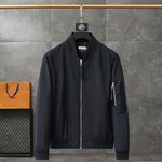 Loewe Clothing Coats & Jackets Black Blue Grey Embroidery Men Fashion