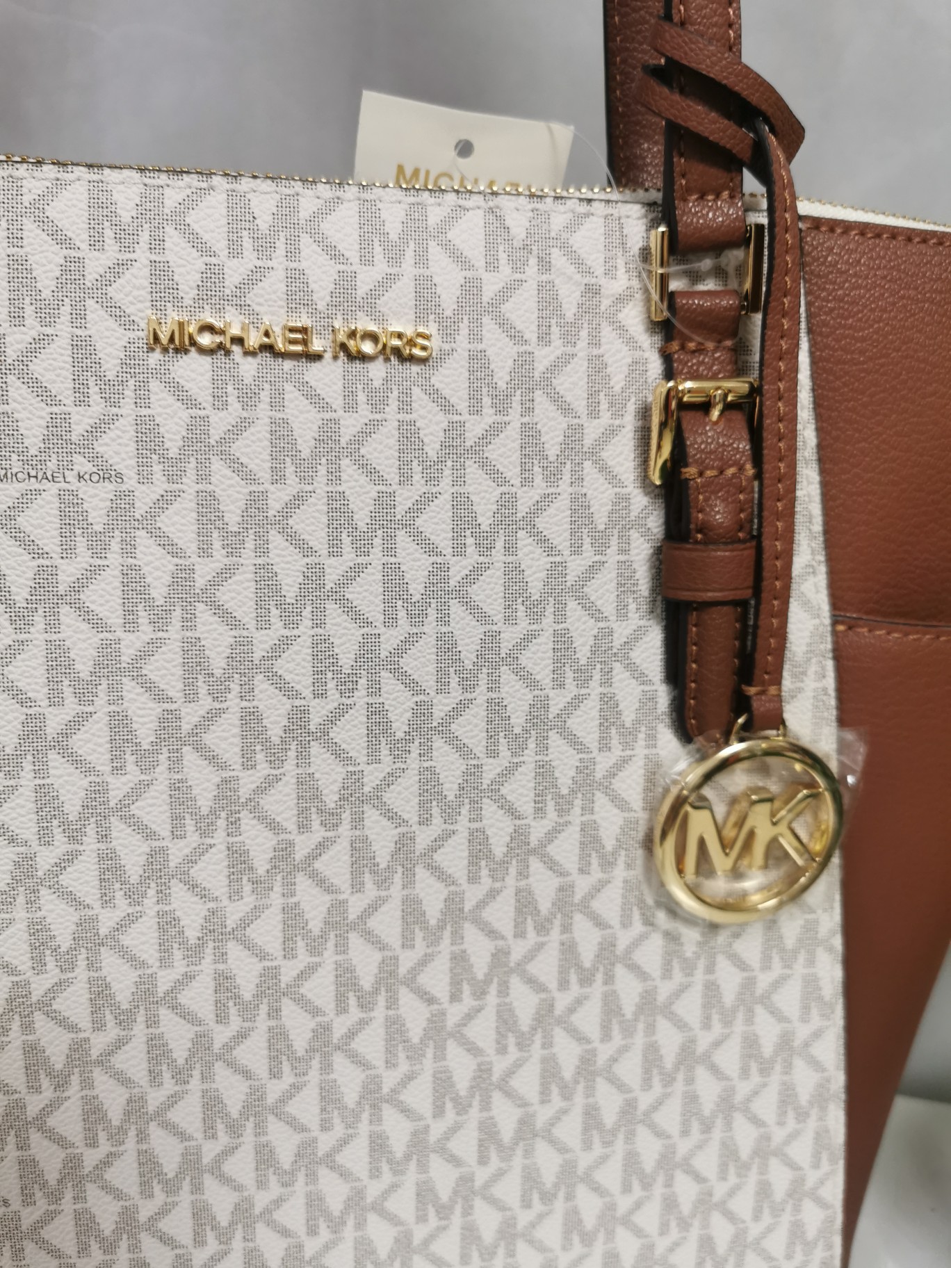 Michael Kors Mk 新款耳朵购物袋荔枝纹牛皮，托特包