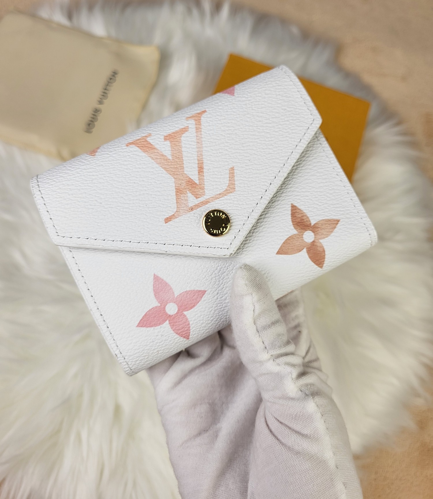 Monogram Victorine Wallet - Canvas Detail