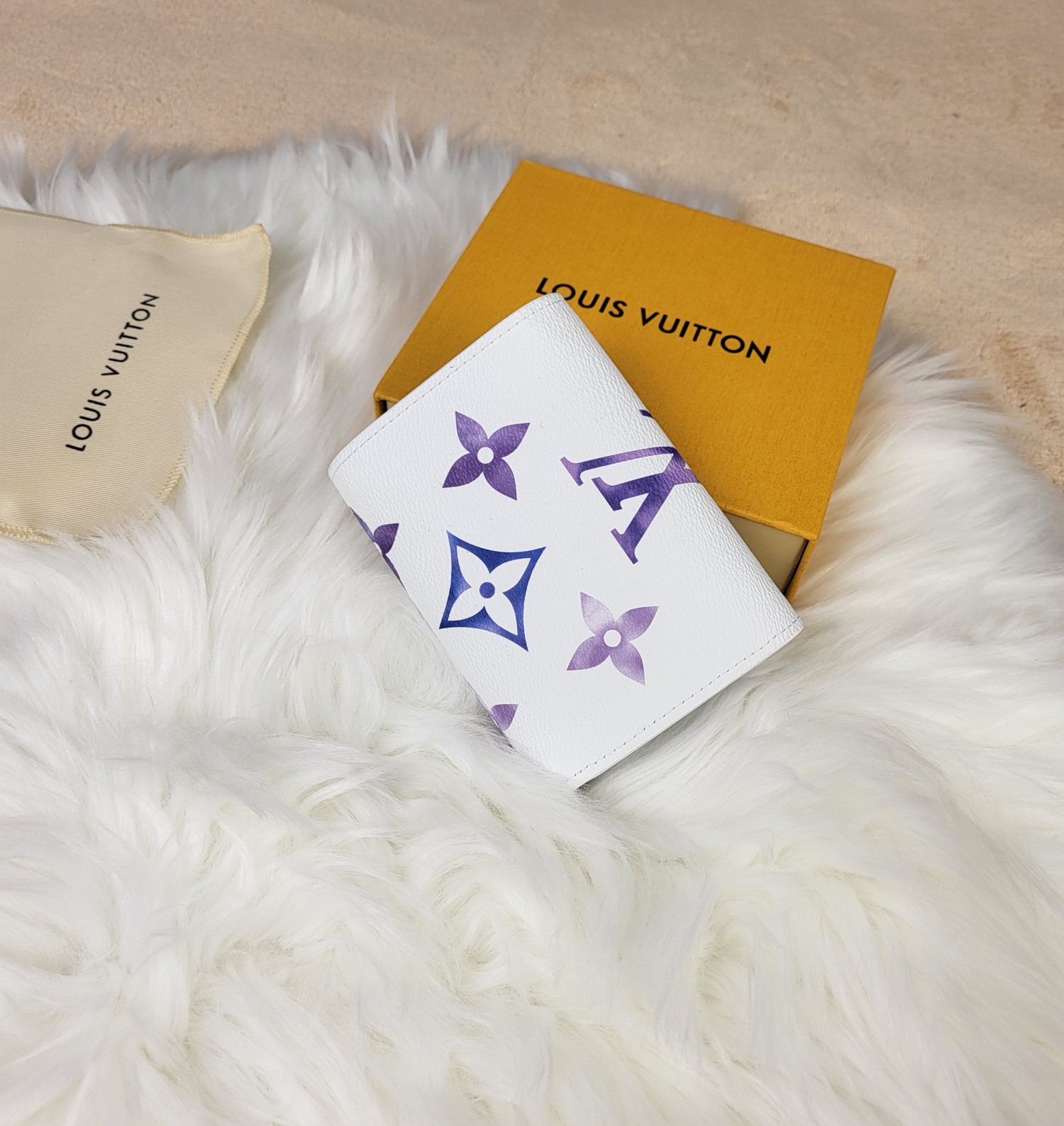 Monogram Victorine Wallet with contents