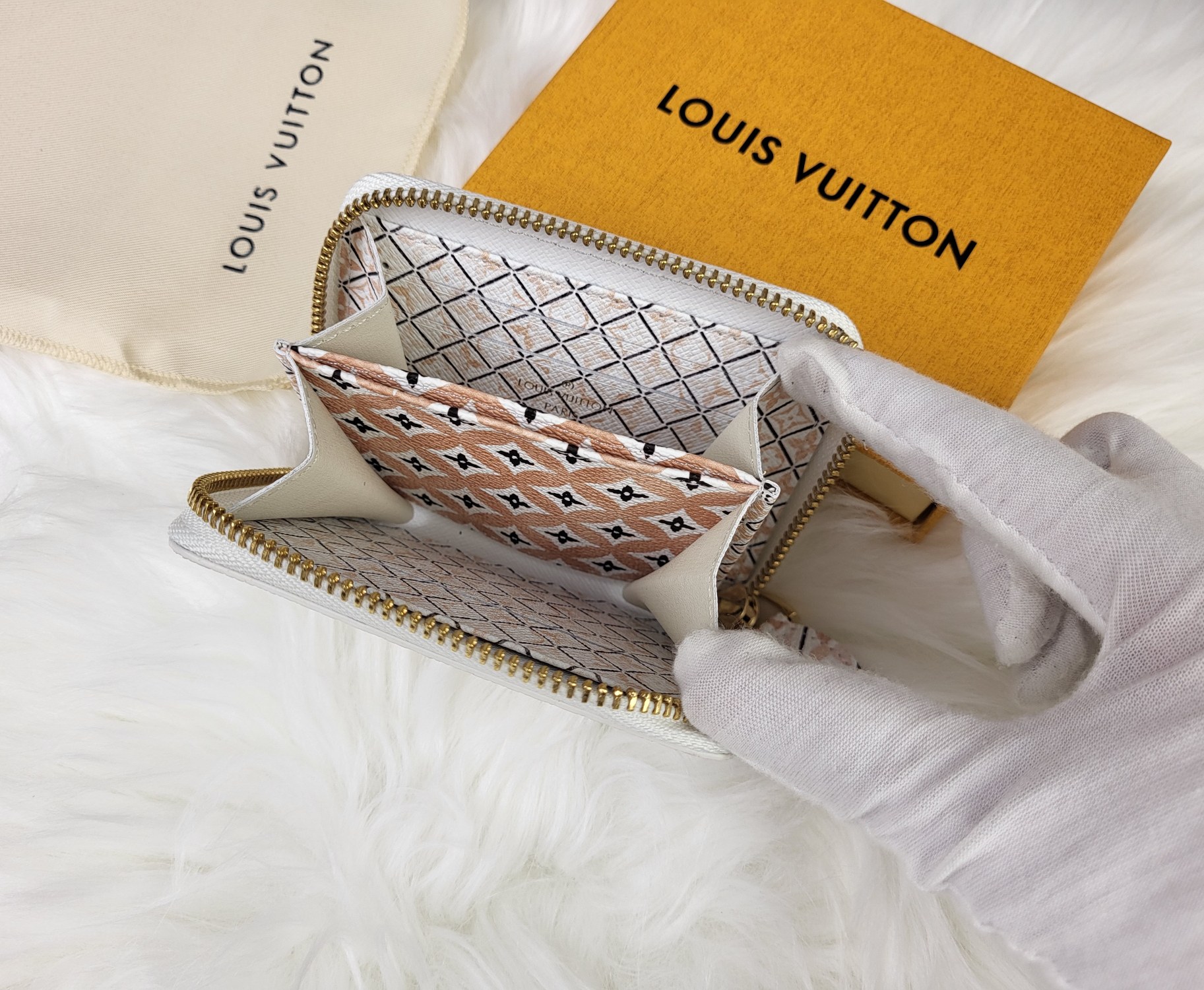 Resort Collection Zip Coin Purse - Product on Table