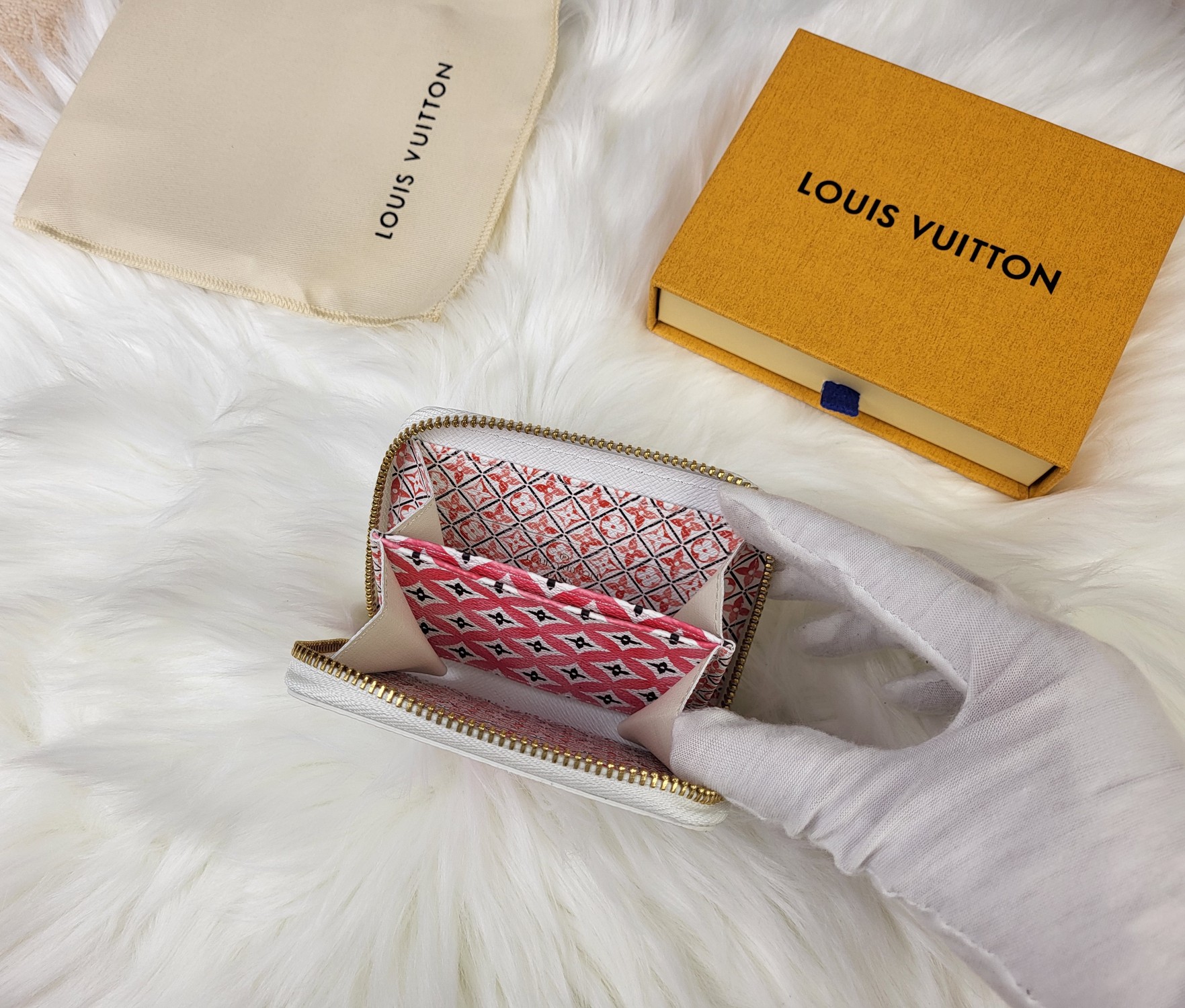 Resort Collection Zip Coin Purse - Product on Table