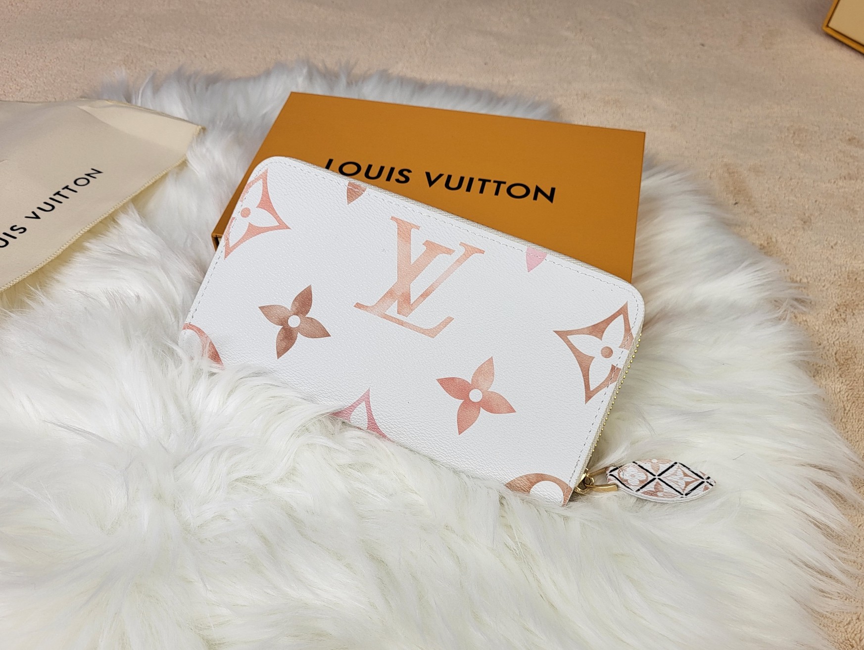 Interior view of the wallet with card slots