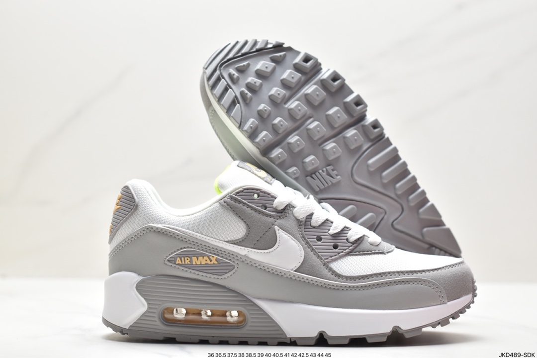 NIKE AIR MAX 90 PRM classic retro cushioning running shoes casual sports shoes FJ4824-001