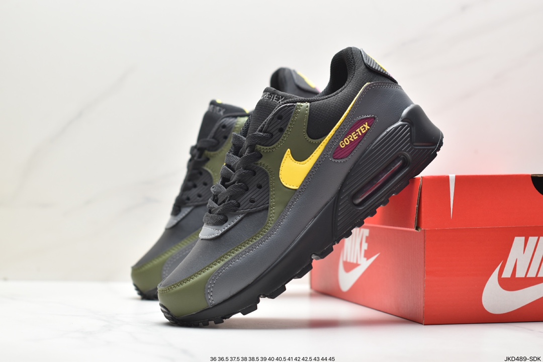 NIKE AIR MAX 90 PRM classic retro cushioning running shoes casual sports shoes FJ4824-001