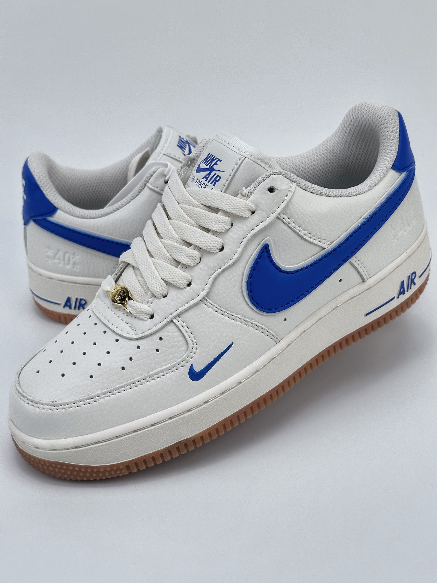 Nike Air Force 1 Low 07 40周年生胶白宝蓝 WA0531-302