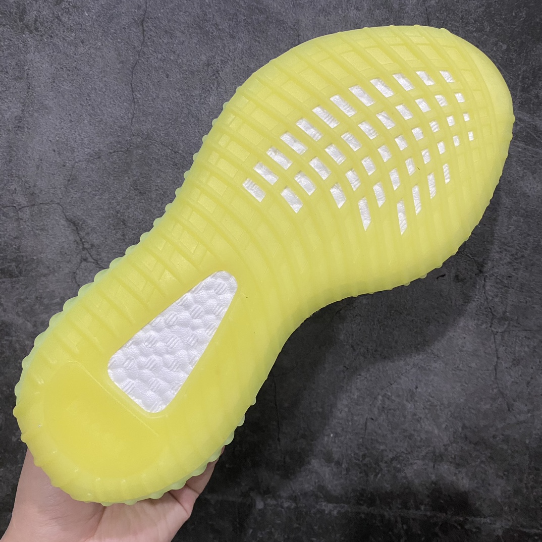 纯原Yeezy350V2夜光绿满天星