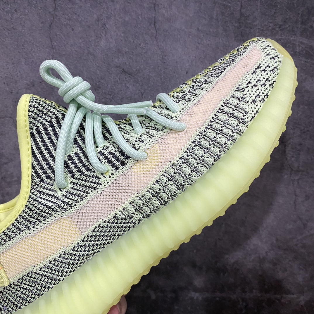 纯原Yeezy350V2夜光绿满天星